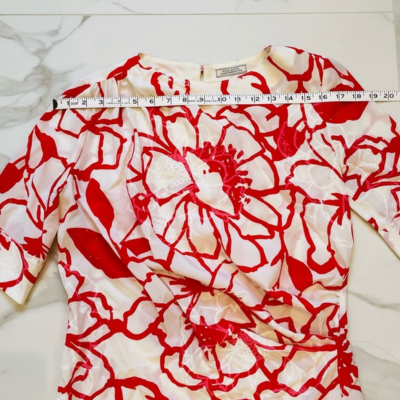 Nina Ricci Ruched Silk Blouse - Picture 5 of 10